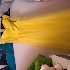 Yellow prom dress